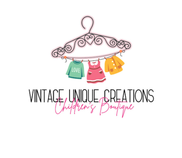 Vintage Unique Creations Children's Boutique logo