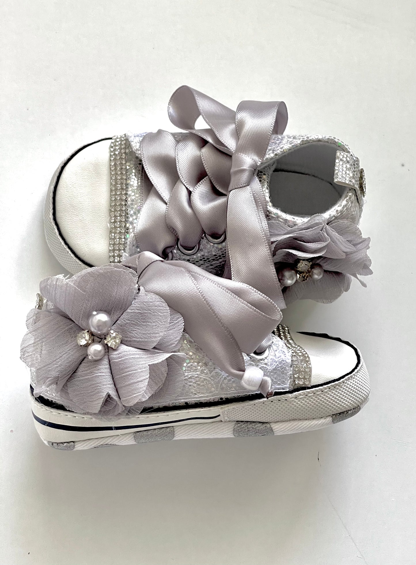 Fancy High Top Baby Girls Tennis shoes