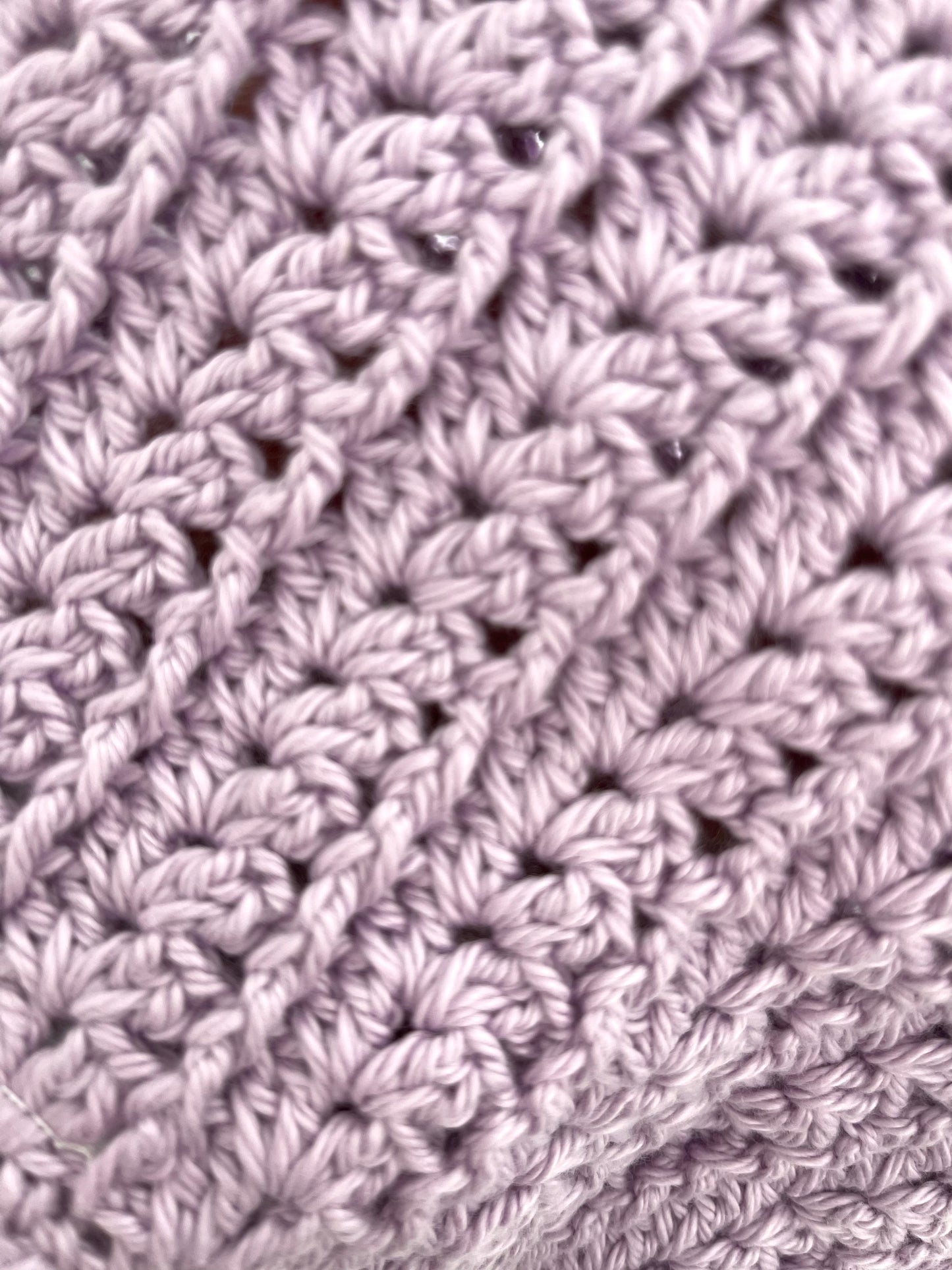 Lavender Crochet Girl Overalls Outfit Set