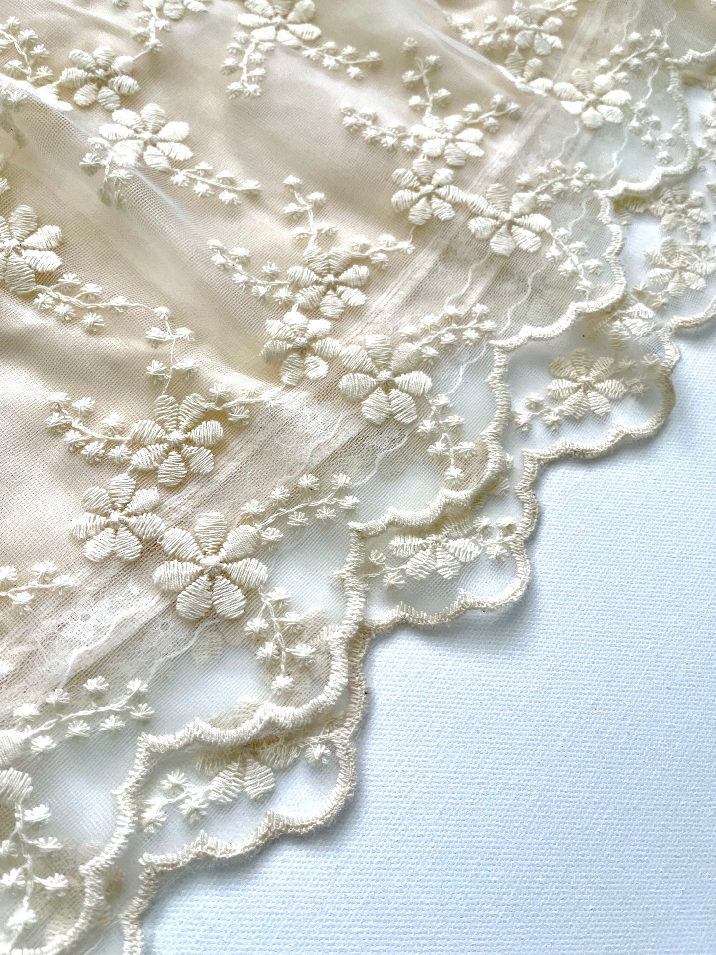 Beige Embroidered Girl Dress