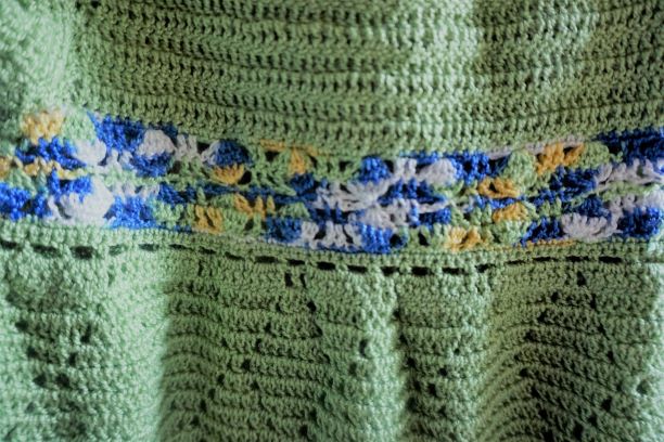 Short Sleeve, Pear Green Crochet Peter Pan Collar Boy Romper