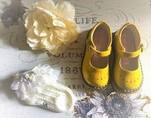 Mary Jane Heart Princess style, leather, Girl Shoes