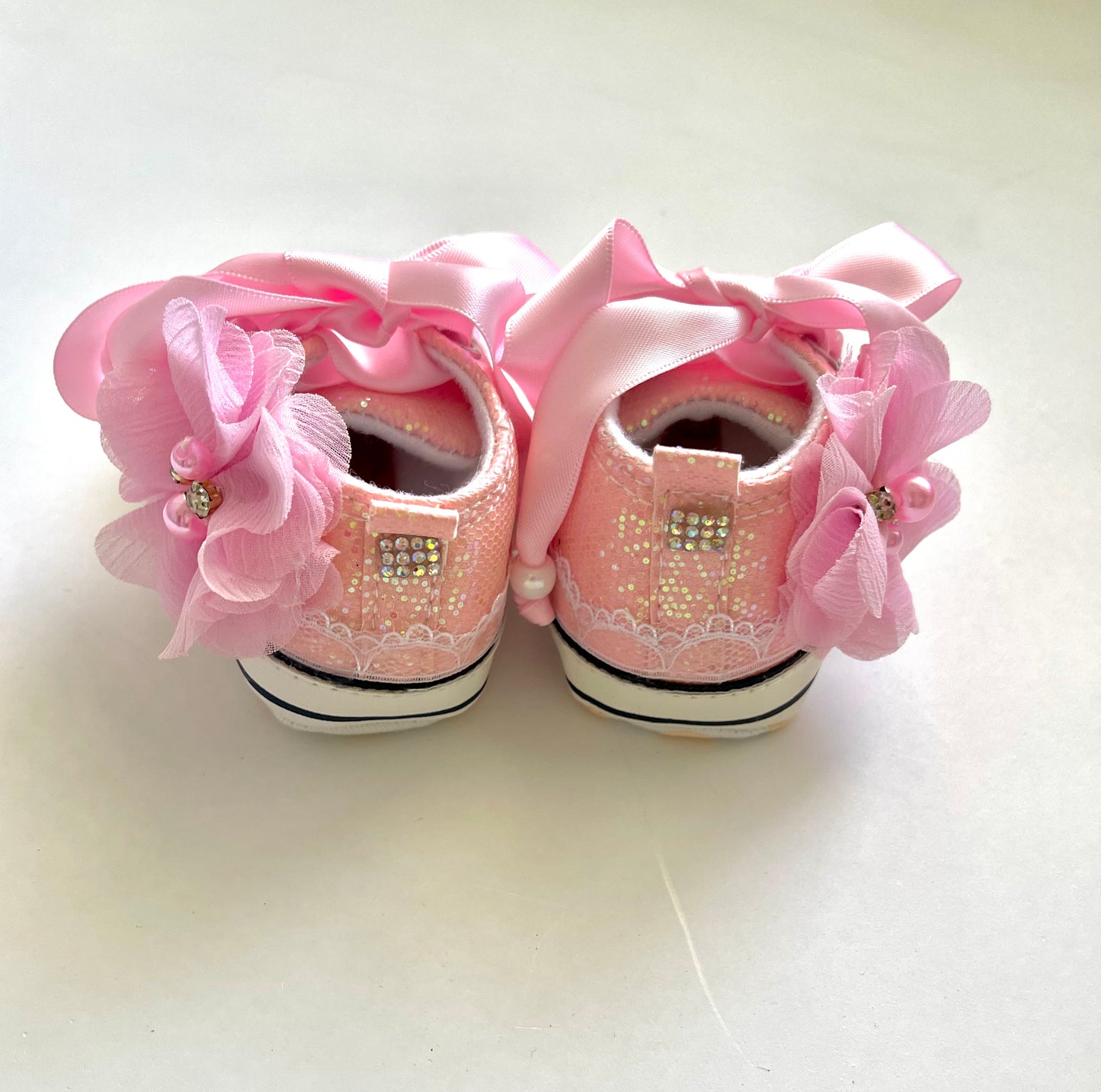 Fancy High Top Baby Girls Tennis shoes