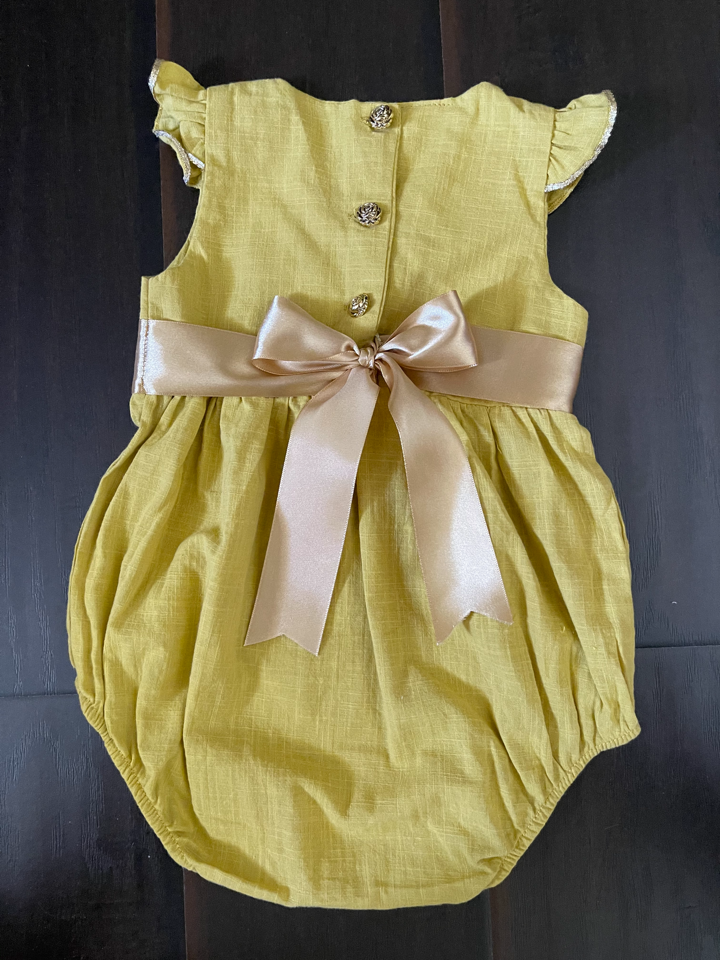 Ruffle Sleeves Summer, Vintage Girl Romper