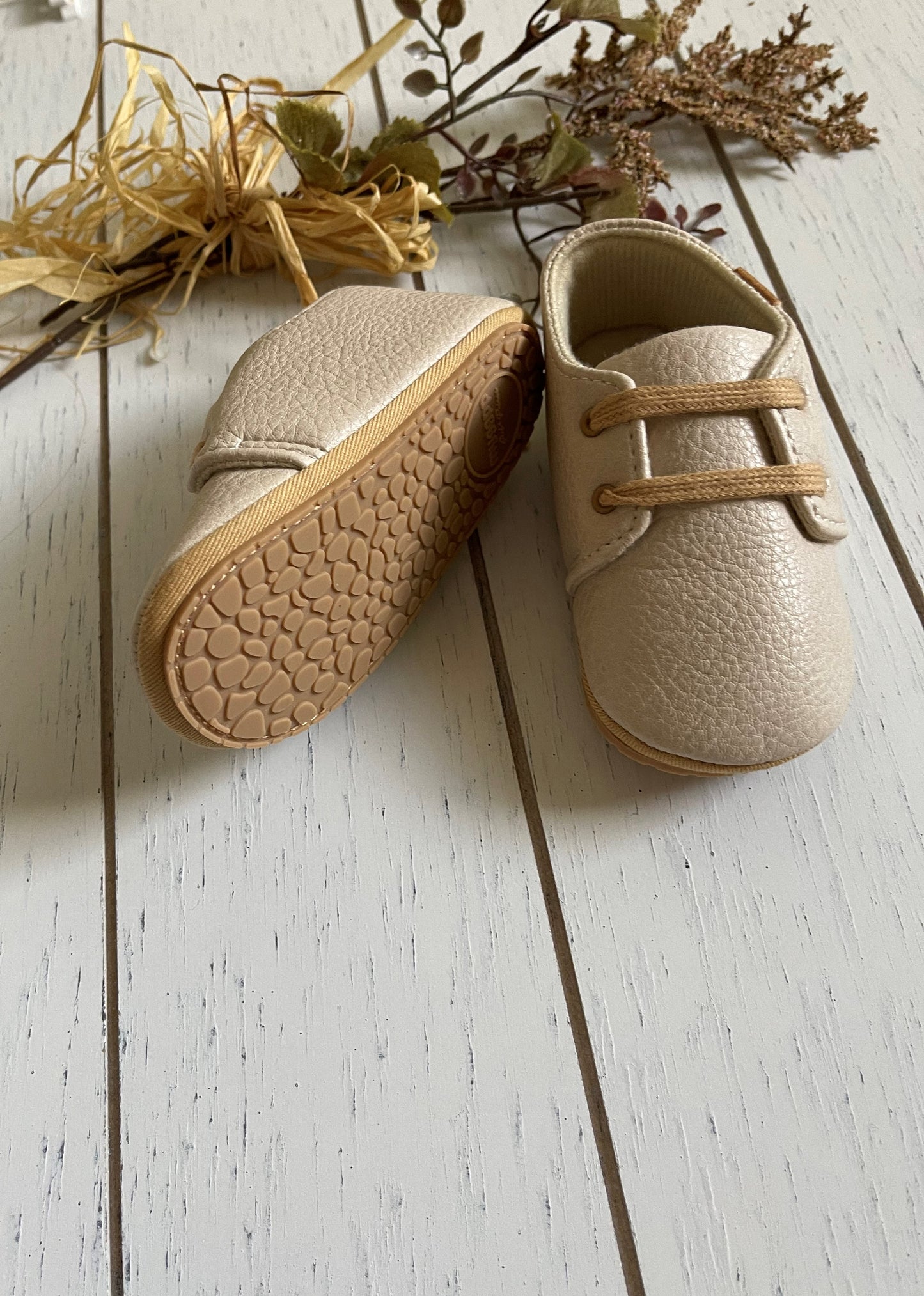 Leather Shoelaces Moccasins Boy shoes