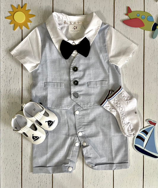 Baby Gentleman Suit Boy Romper